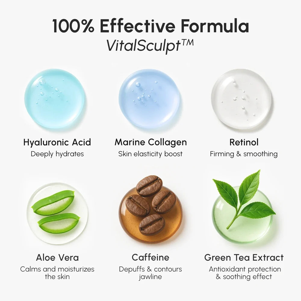Hyaluronic Acid V-line Lifting Mask 10 PCS