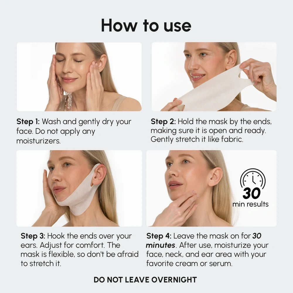 Hyaluronic Acid V-line Lifting Mask 10 PCS